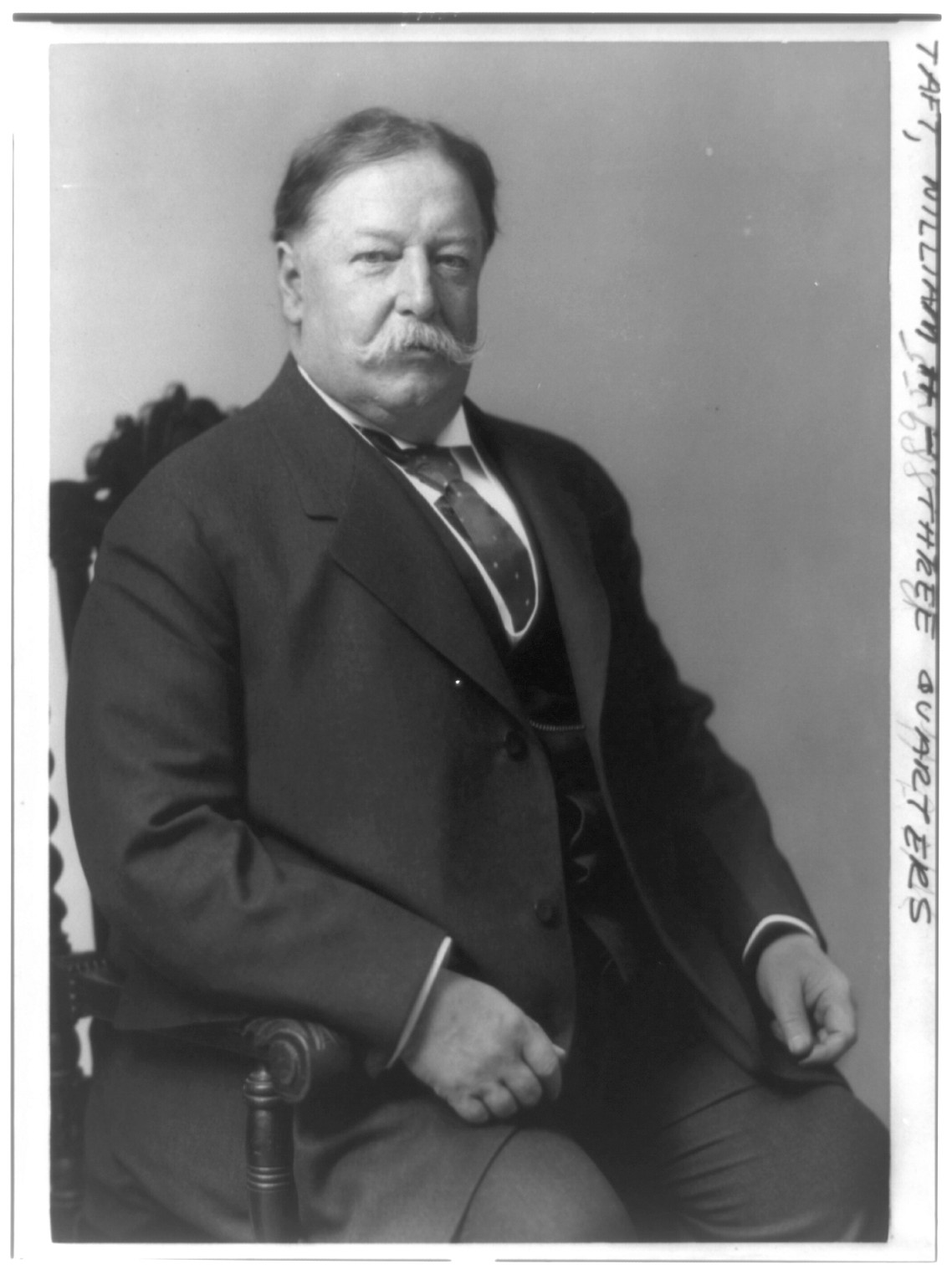 William H. Taft, Pres. U.S., 1857-1930, c1908. — historic photograph