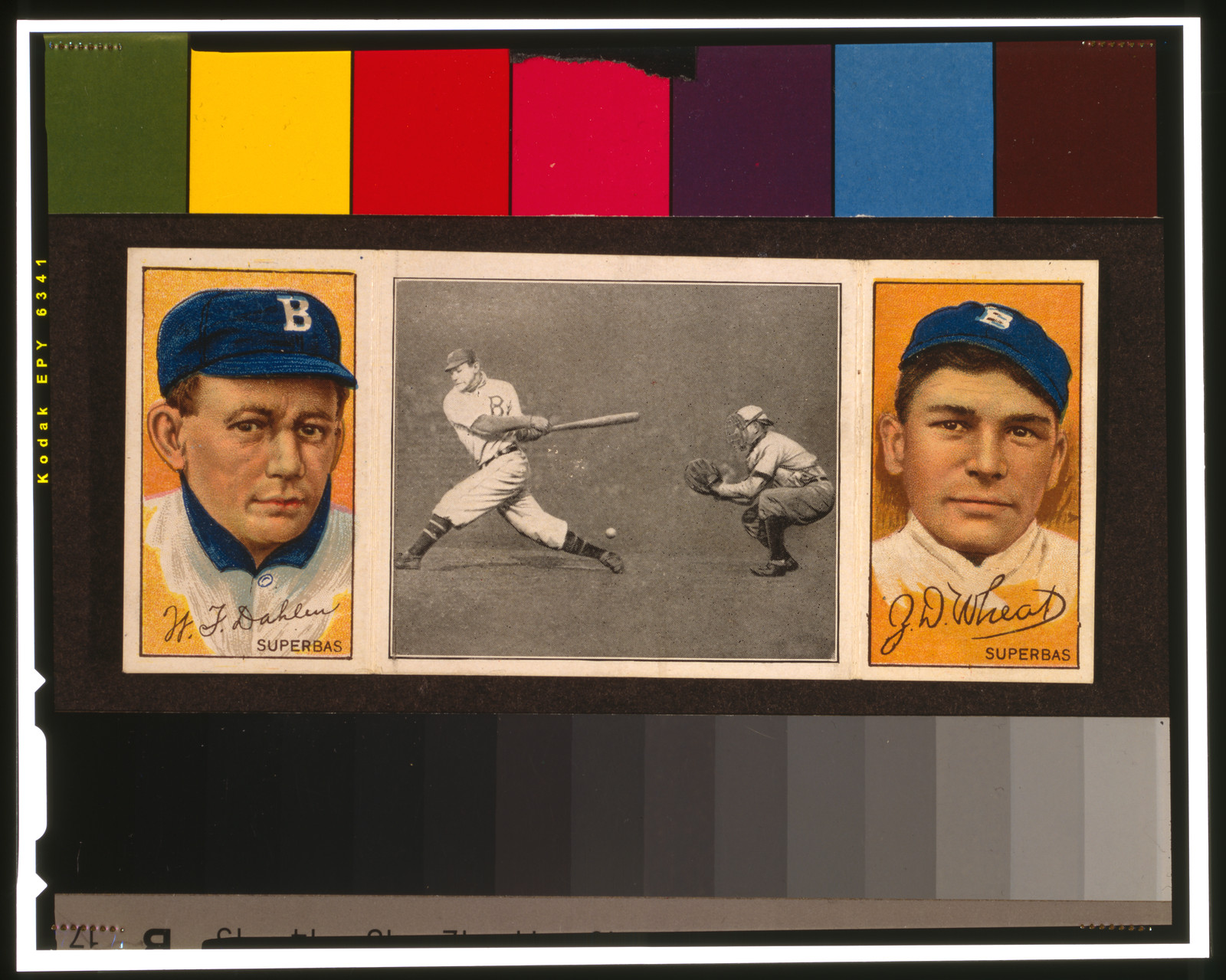 Hassan Triple Folders (T202), 1912 — historic print