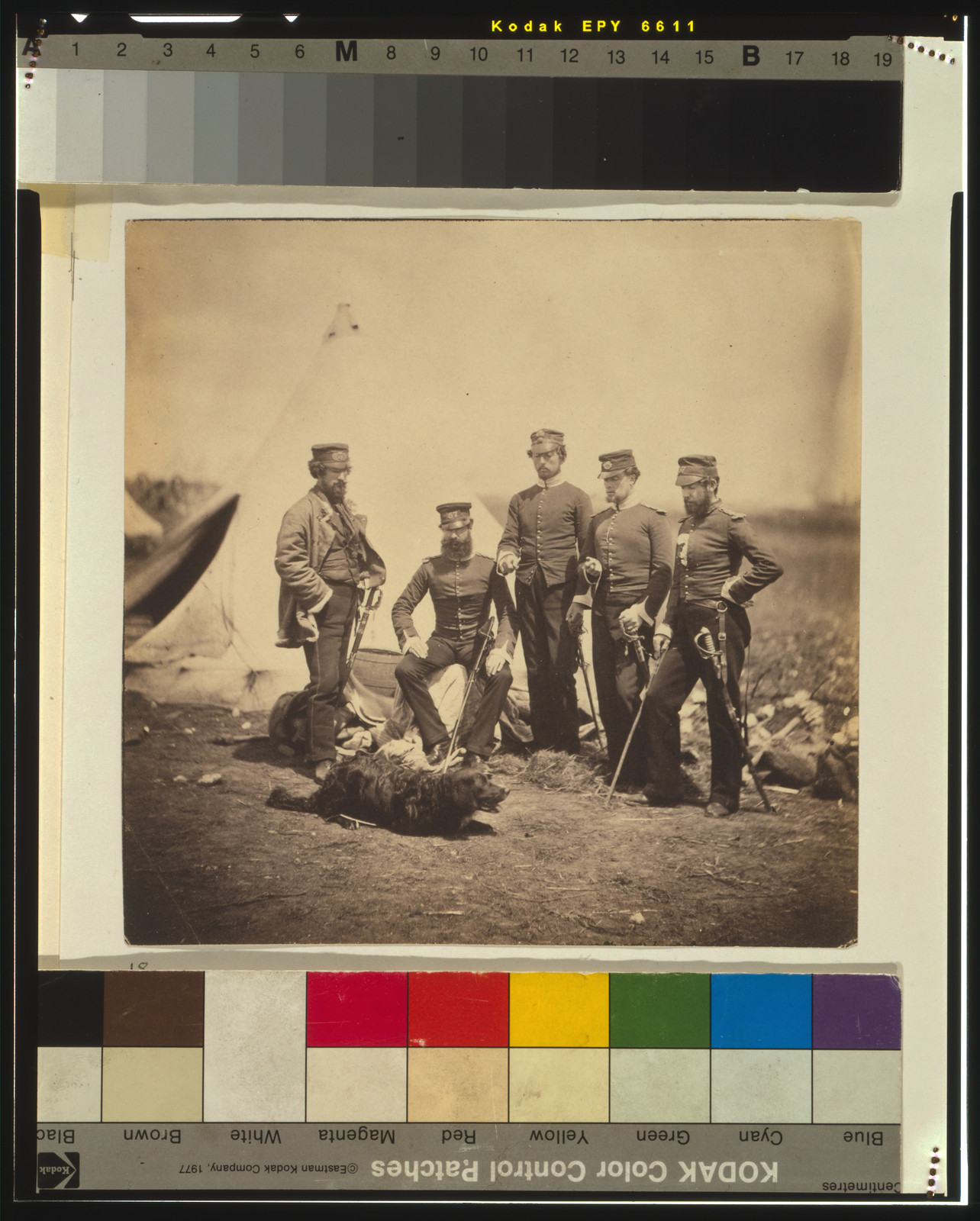 Officers of the 57th Regiment, [1855] — historic photograph