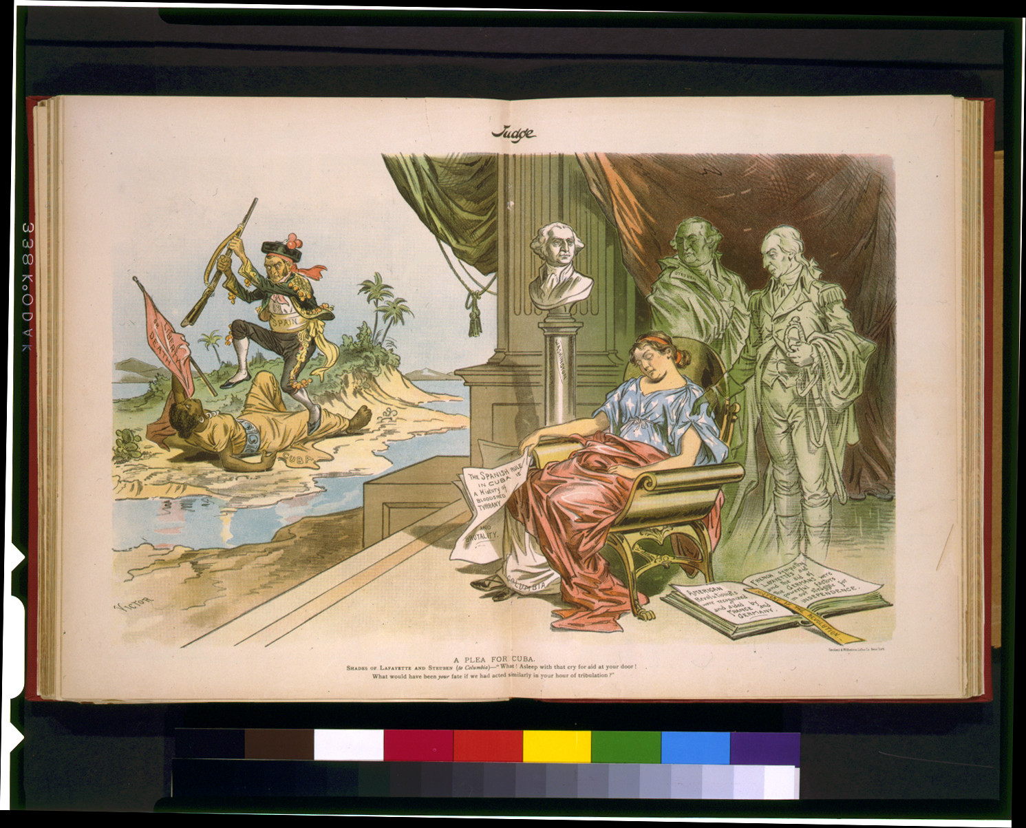 A plea for Cuba / Victor., [published 1895 October 19] — antique lithograph