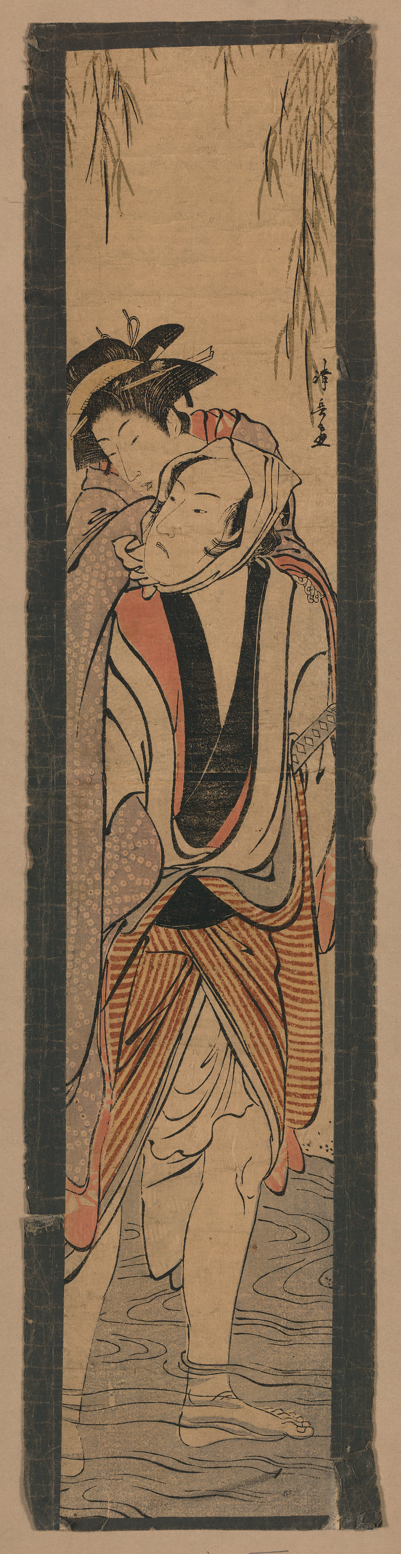 [Japanese Ukiyo-e print], 1750 — historic print