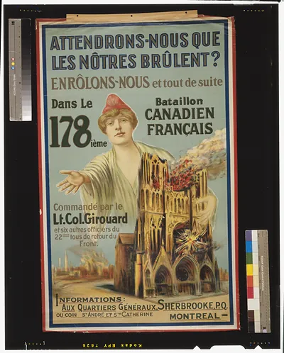 Attendrons-nous que les nôtres brûlent? Enrôlons-nous et tout de suite