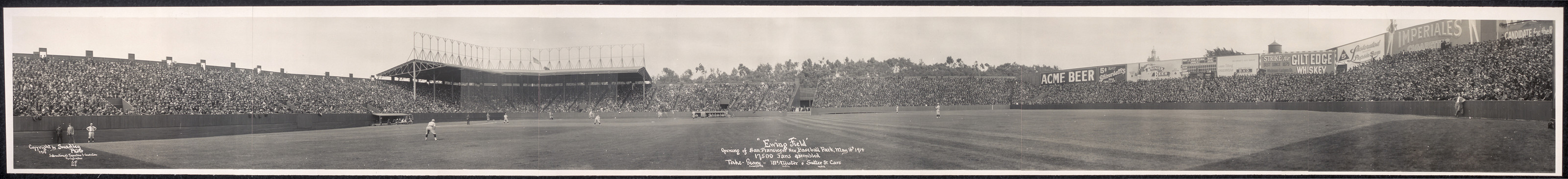 Ewing Field San Francisco, California, 1914, 1914 — historic image