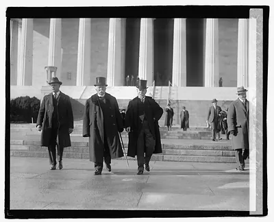 Clemenceau at Lincoln Memorial