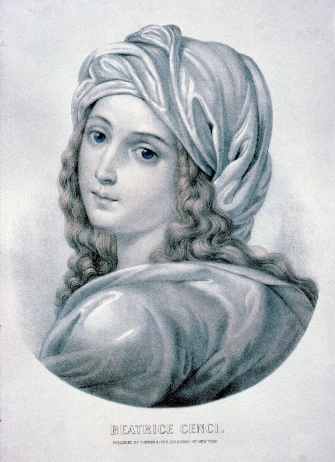 Beatrice Cenci, [New York] : Currier & Ives, [between 1856 and 1907] — antique lithograph
