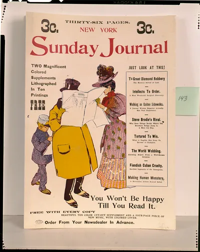 New York Sunday Journal--The great diamond robbery ... / Brill.