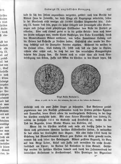 [Baldwin I, King of Jerusalem, 1058-1118; full images on both sides of coin]