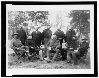 Presidential party, Upper Geyser Basin