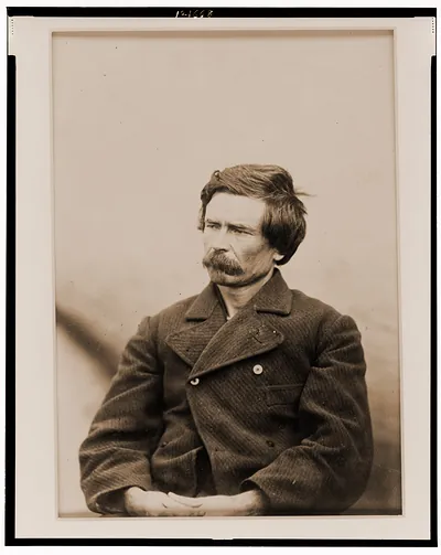 Celestino Portuguese ship captain half-length portrait seated facing left