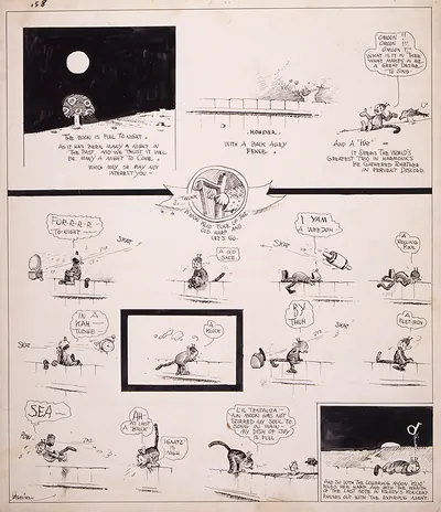 Krazy Kat. The moon is full to-night