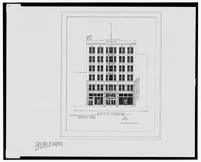 [Gayety Theatre (Burlesque), Washington St. near La Grange St., Boston, Massachusetts] / AFD 1922.