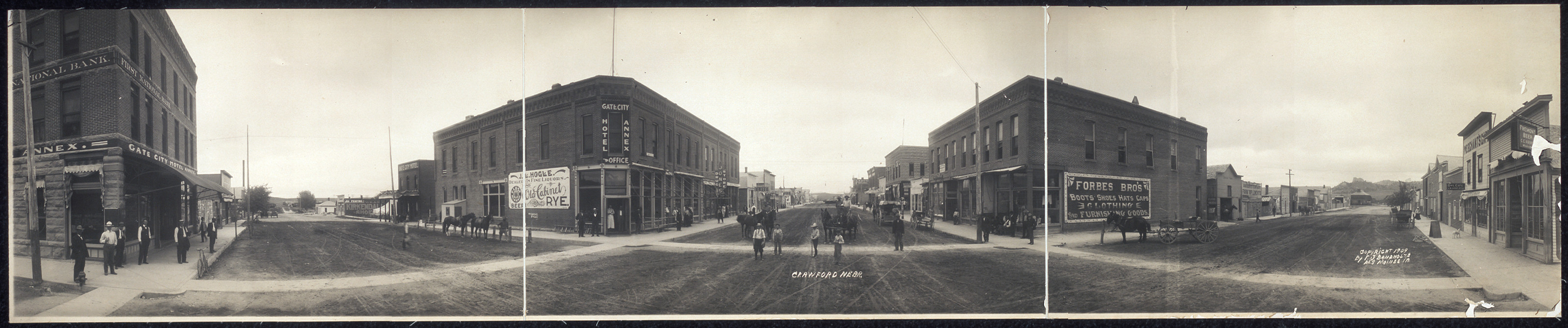 Crawford, Nebraska, 1909, 1909 — historic image