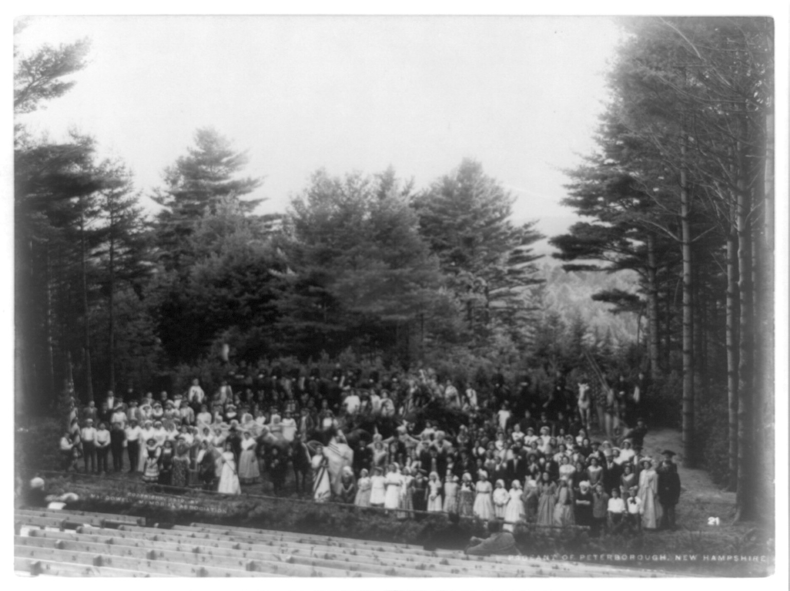 Pageant of Peterborough, New Hamphshire, c1910. — historic photograph