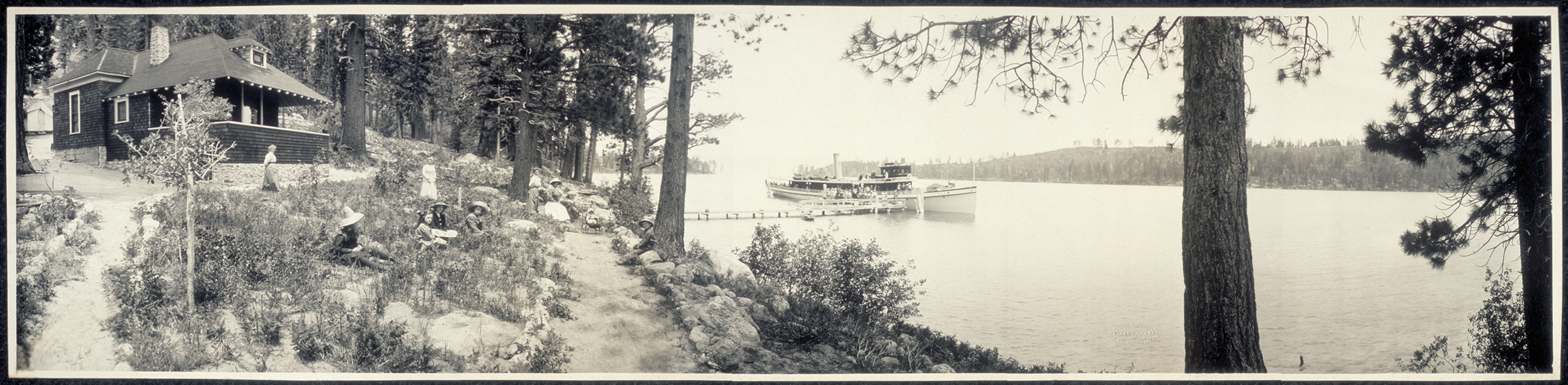 Emerald Bay Lake Tahoe, California, 1910, 1910 — historic image
