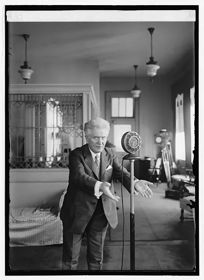 Robert M. La Follette, 1st radio cam. speech, [9/1/24]