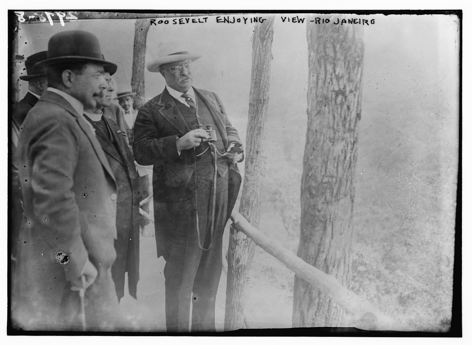 Roosevelt enjoying view - Rio Janeiro, n/a — historic photograph