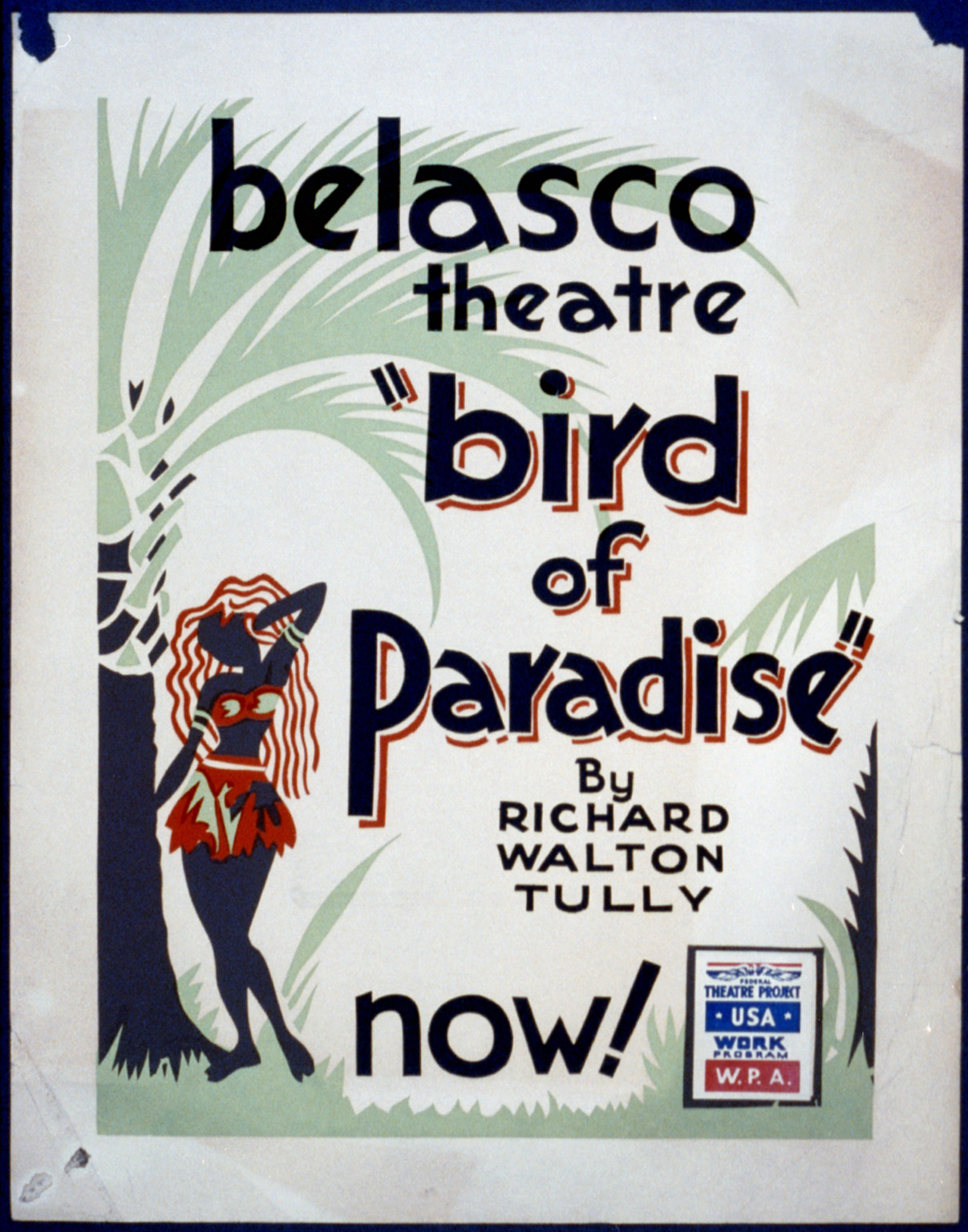 Bird of paradise by Richard Walton Tully, 1936 — vintage poster