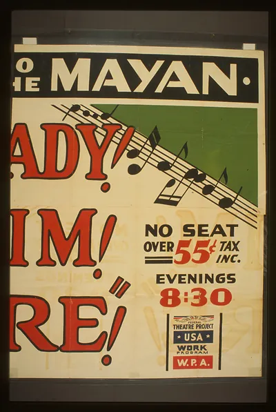 Ready! Aim! Fire! The merry musical hit (S) Moved to the Mayan.