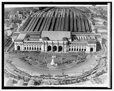 Union Station, [Washington, D.C.], from air
