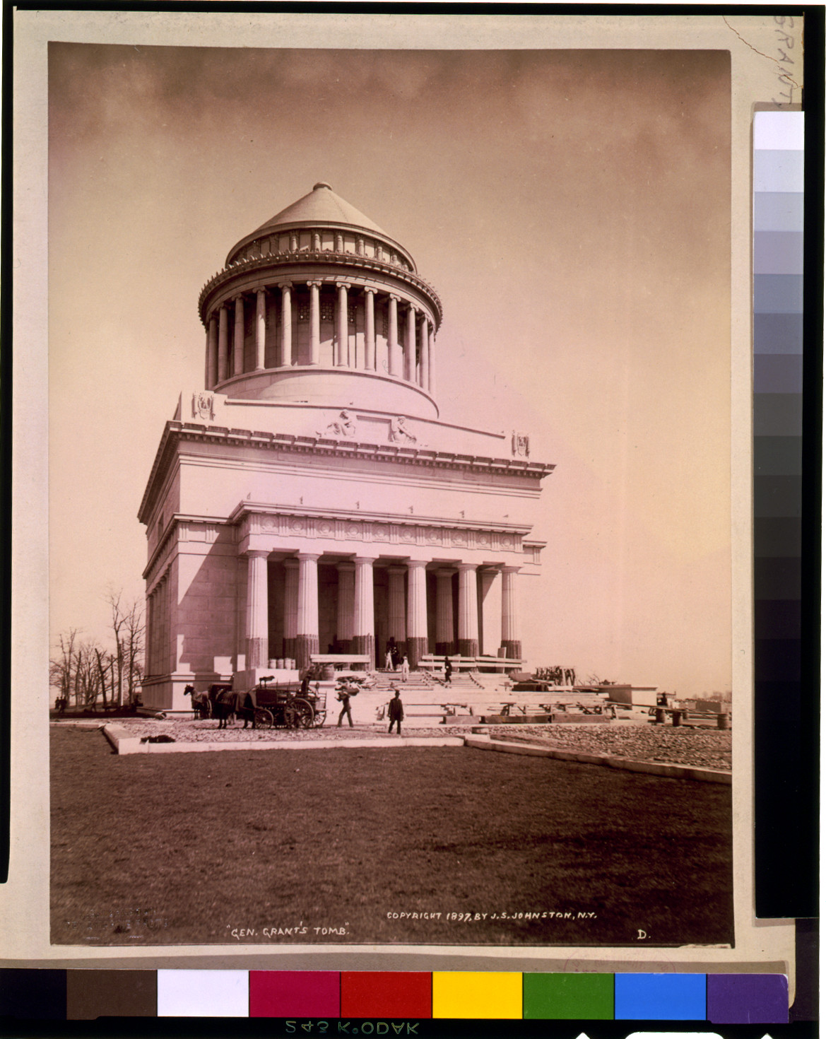 Gen. Grant's Tomb, photograph by J.S. Johnston, New York — historic photograph