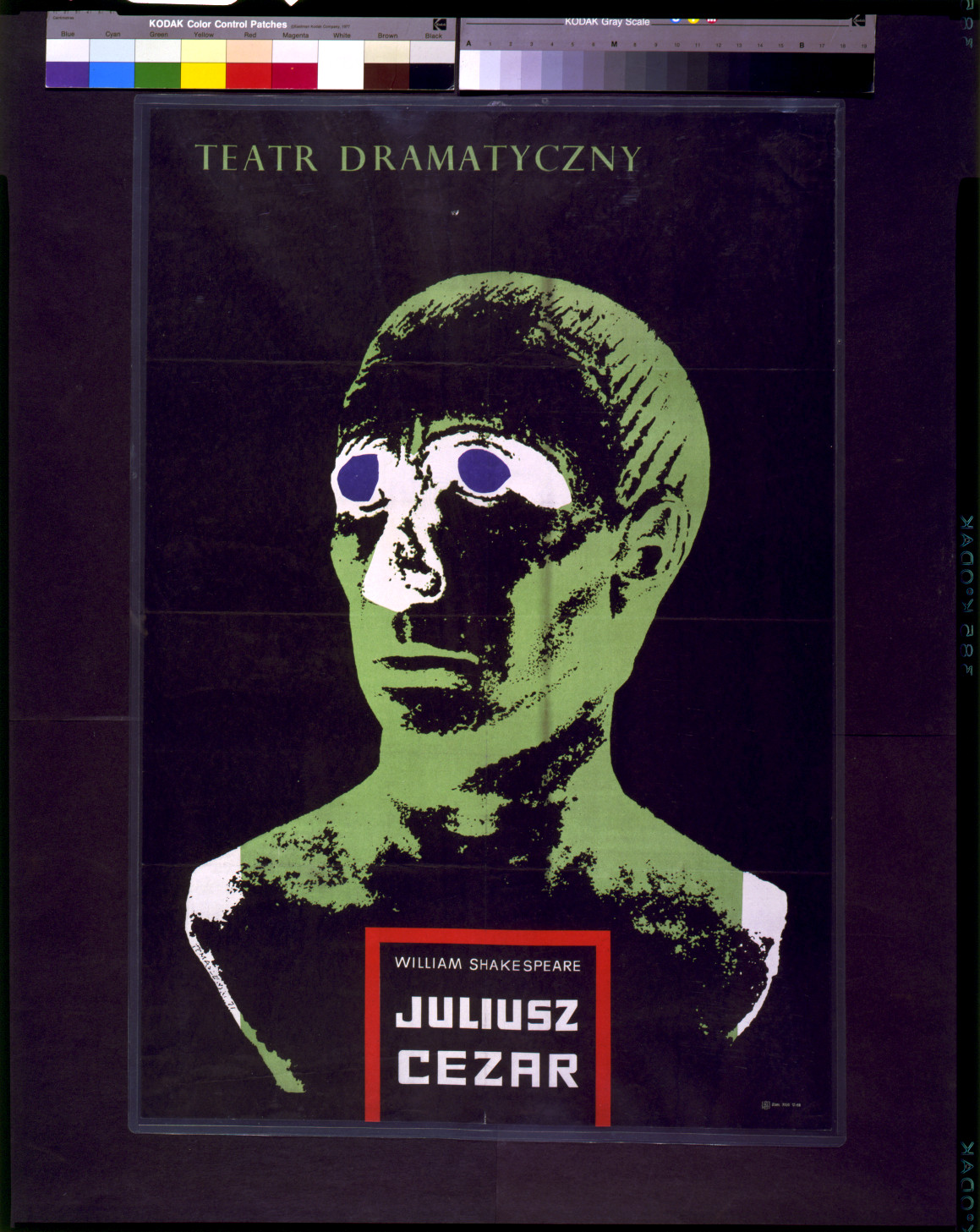 Juliusz Cezar [by] William Shakespeare / Tomaszewski., [19]71. — vintage poster