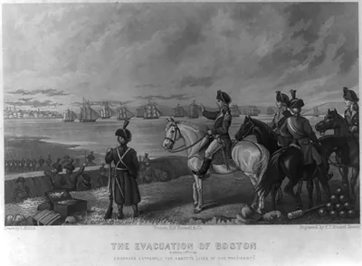 The Evacuation of Boston, March 17, 1776