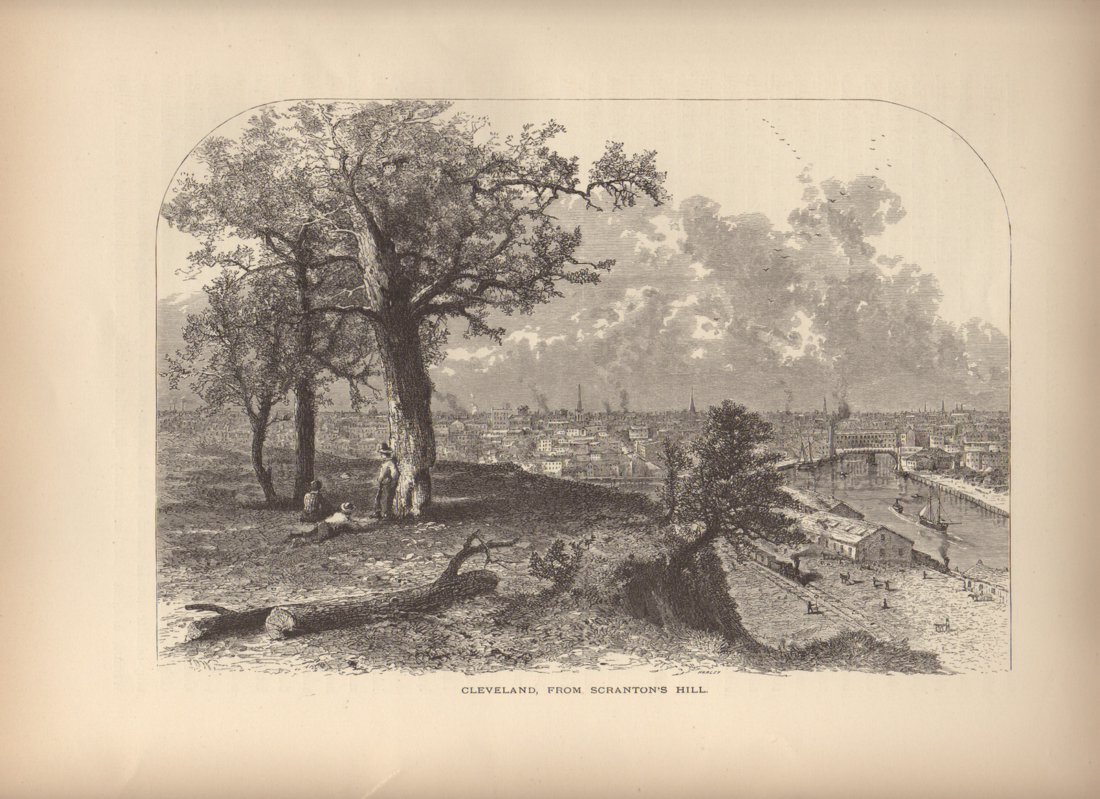 Cleveland, from Scranton's Hill — historic image