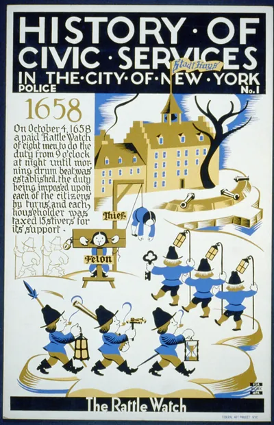 History of civic services in the city of New York Police No. 1 (S) The rattle watch.