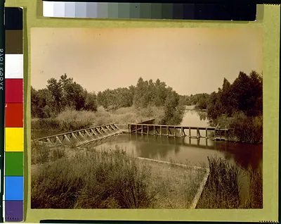 Kern Island canal head gate, 2 1/2 miles N.E. of Bakersfield, Kern County, Cal.
