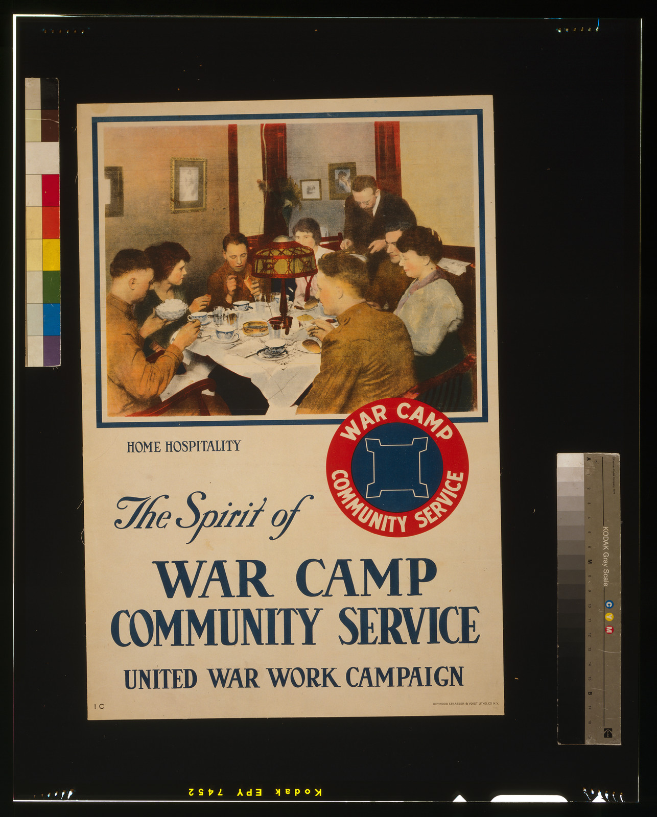 The spirit of war camp, 1918 — historic image