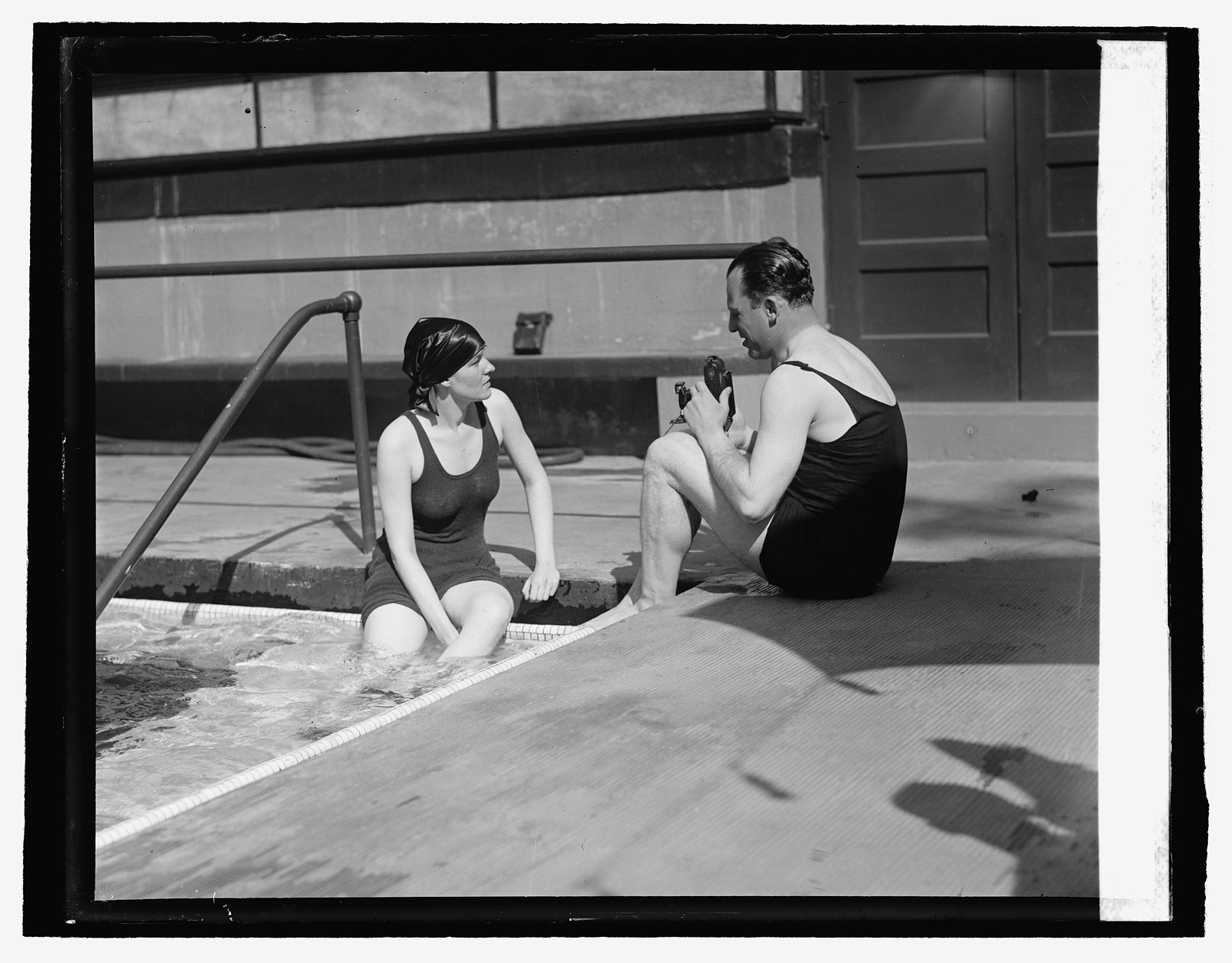 Dr. Curt L. Heymann & Miss Isabel Boniface, [1926] — historic photograph