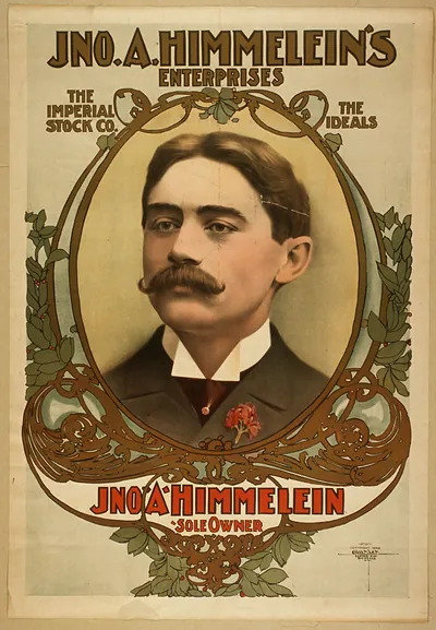 Jno. A. Himmeleins Enterprises The Imperial Stock Co. The Ideals.