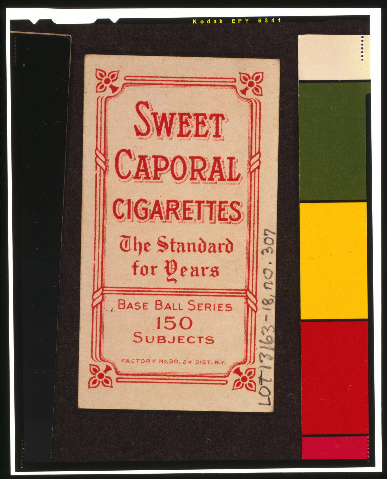 White Borders (T206), 1909-1911. — historic print