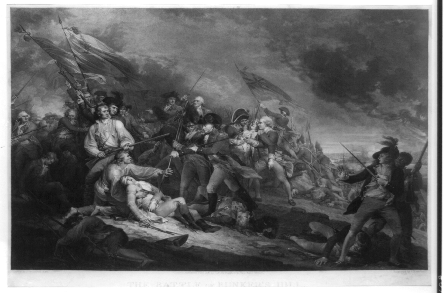 The Battle of Bunker's Hill, [no date recorded on shelflist card] — historic print