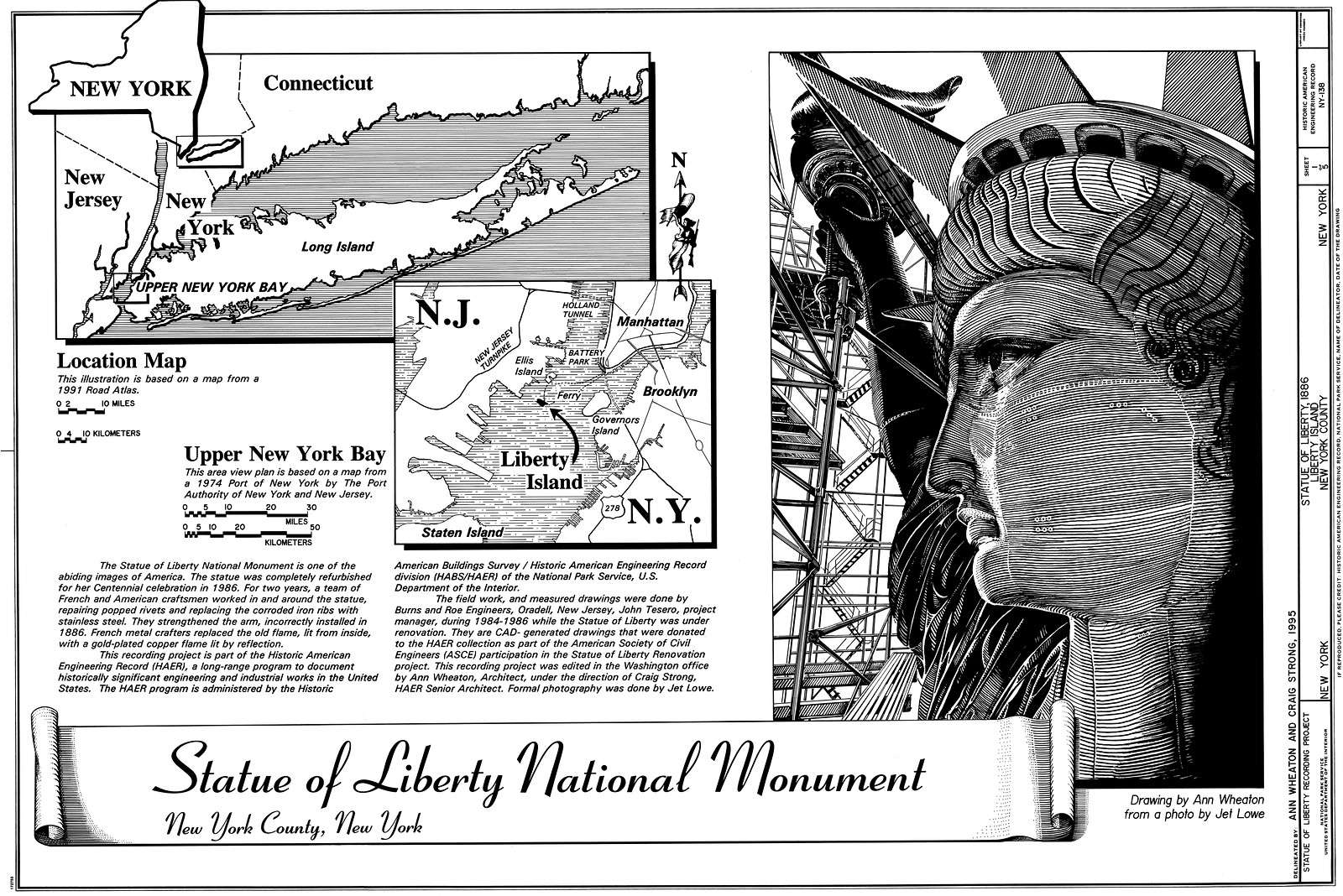 Statue of Liberty National Monument, New York County, New York — historic image