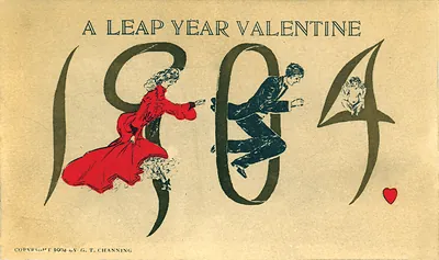 1904, a Leap Year Valentine
