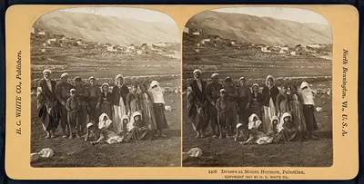 Druses at Mount Hermon Palestine