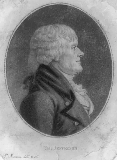 [Thomas Jefferson, head-and-shoulders portrait, right profile]