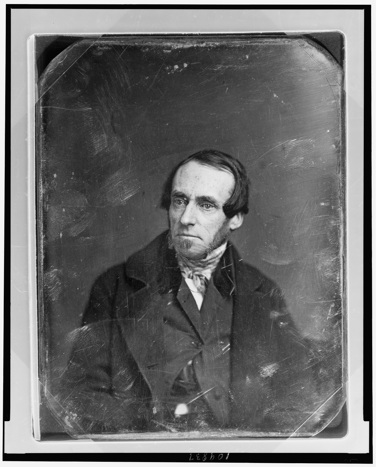 Unidentified man about, 1844 — historic photograph