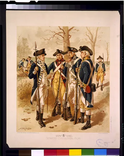 Infantry: Continental Army, 1779-1783, IV / H.A. Ogden ; lith. by G.H. Buek & Co., N.Y.