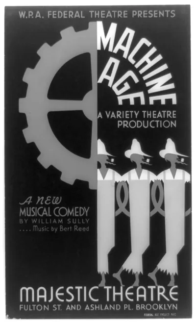 W.P.A. Federal Theatre presents Machine age a new musical comedy by William Sully ...