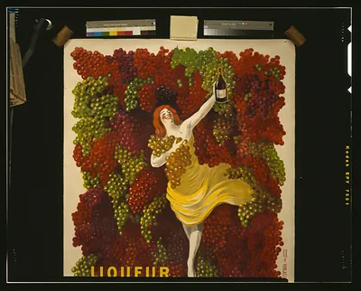 Liquer Cordial-Médoc, G. A. Jourde - Bordeaux / L. Cappiello.