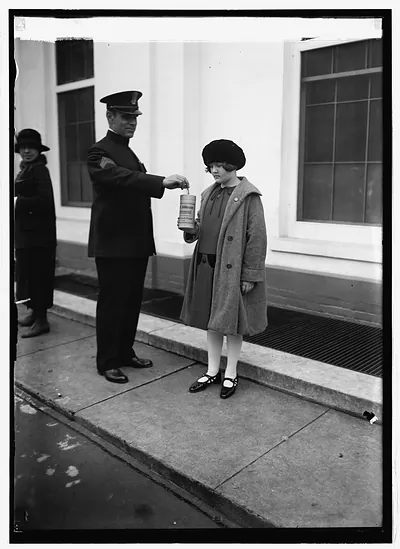 Carles[?] Nolan collects from A.W. Gall for Walter Johnson Memorial, 10/2/24