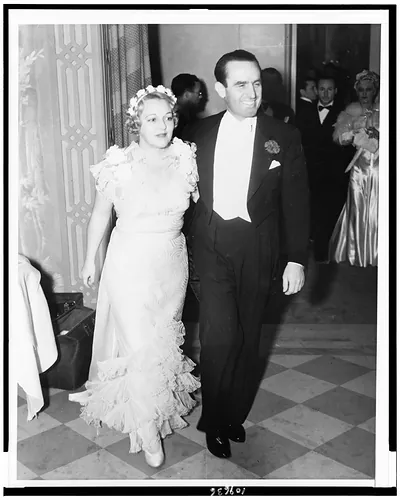 Movie stars at Mayfair ball