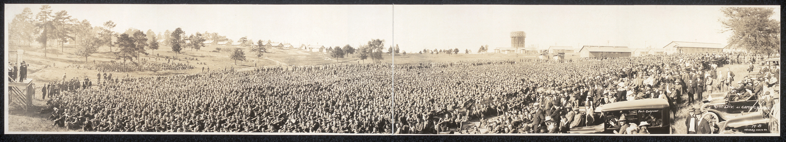 41st Div. at Camp Greene, North Carolina, 1917, 1917 — historic image