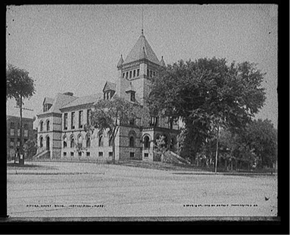 Court house, Northampton, Mass., c1904. — historic photograph