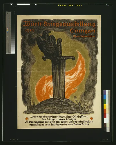 Wuumlrtt. Kriegsausstellung 1916 Stuttgart Mai-September / Cissarz.