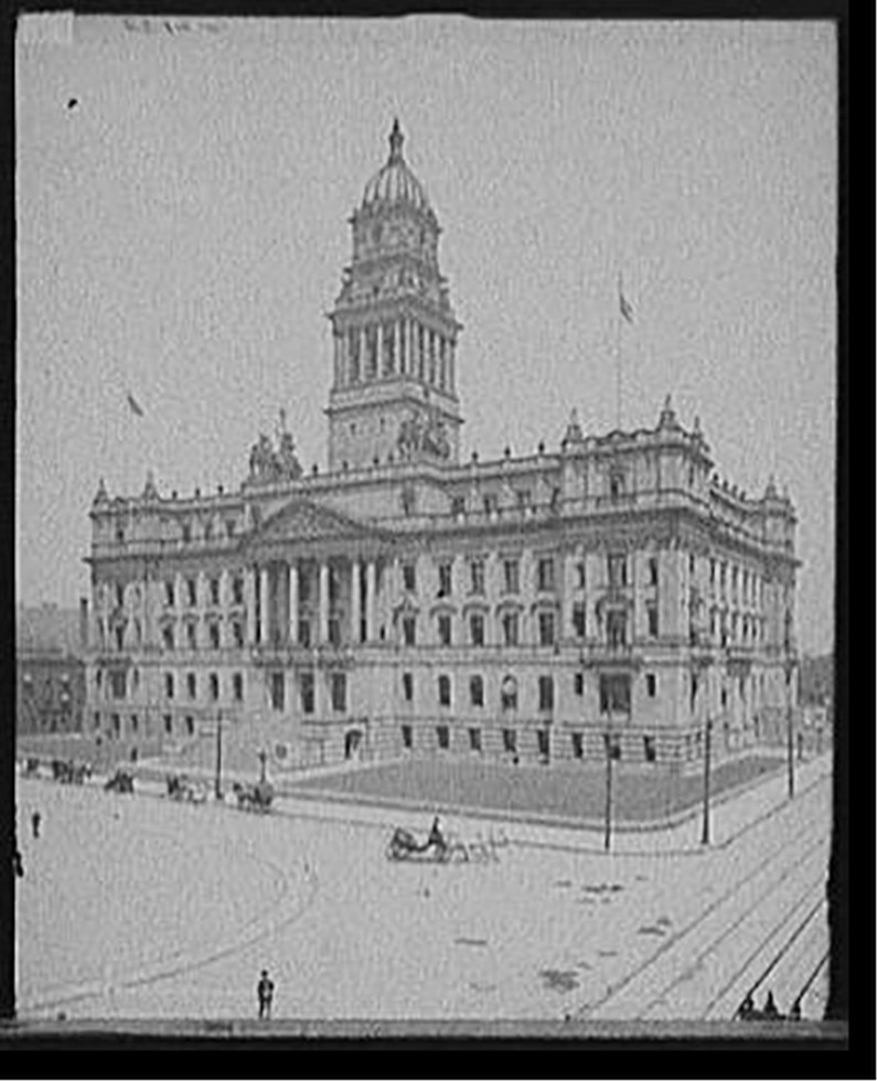 Wayne County Court House [i.e. Wayne County Building], Detroit, Mich., [between 1902 and 1910] — historic photograph