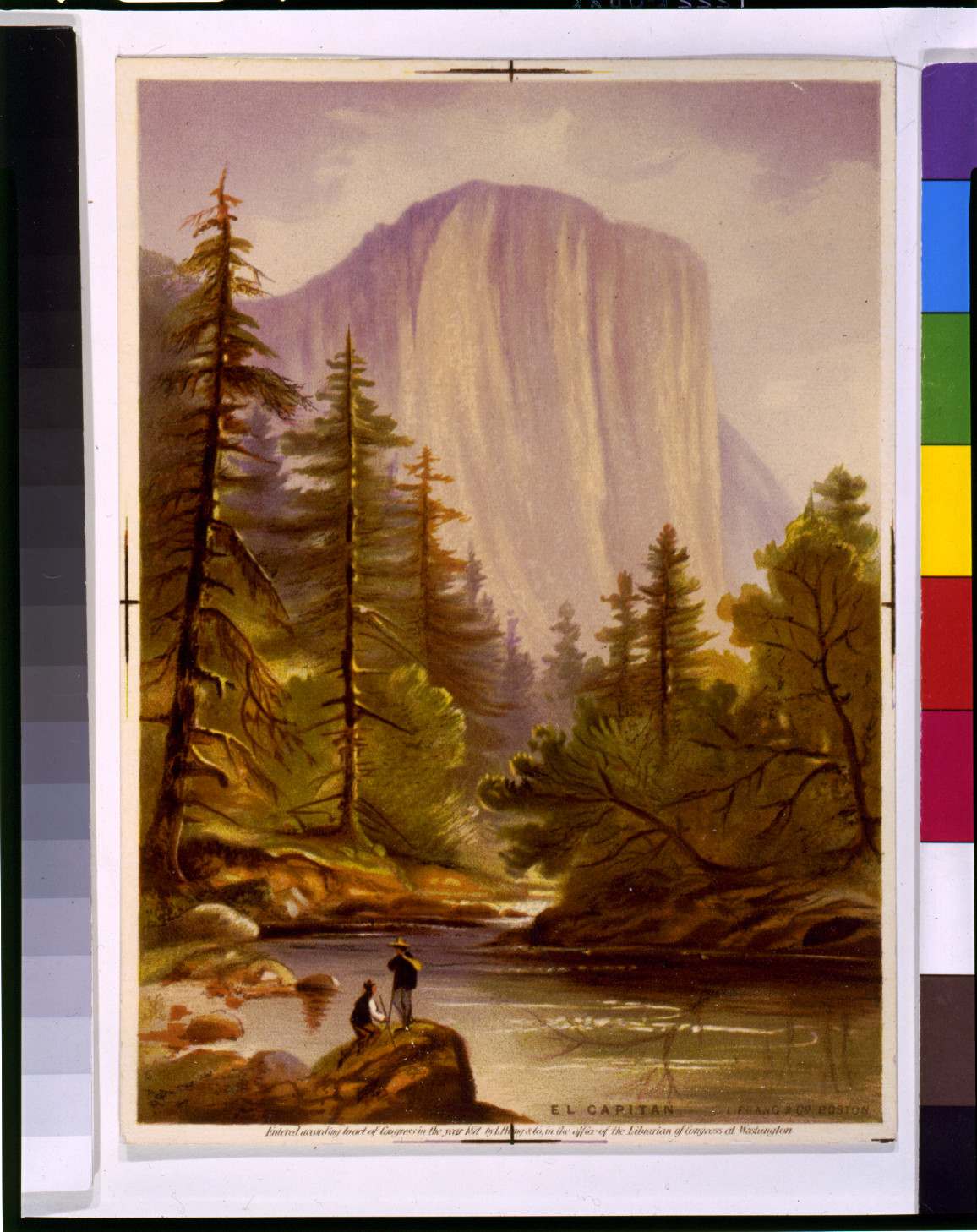El Capitan / L. Prang & Co., Boston., c1871. — antique lithograph