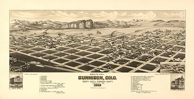 CO Gunnison 1882 MAP